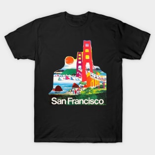 San Francisco Vintage Style T-Shirt